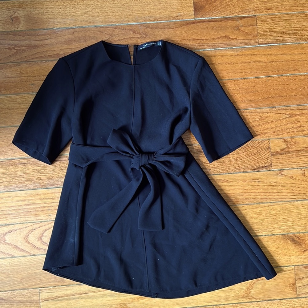 Black Zara Short Sleeve Blouse